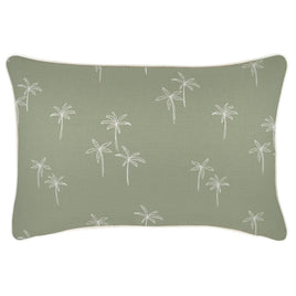 Cushion Cover-With Piping-Palm Cove Sage-35cm x 50cm Kings Warehouse 