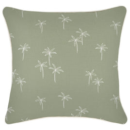 Cushion Cover-With Piping-Palm Cove Sage-45cm x 45cm Kings Warehouse 