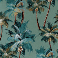 Cushion Cover-With Piping-Palm Trees Lagoon-45cm x 45cm Kings Warehouse 