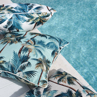 Cushion Cover-With Piping-Palm Trees Natural-60cm x 60cm Kings Warehouse 