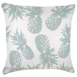 Cushion Cover-With Piping-Pineapples Seafoam-60cm x 60cm Kings Warehouse 