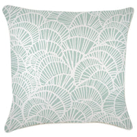 Cushion Cover-With Piping-Positano Pale Mint-60cm x 60cm