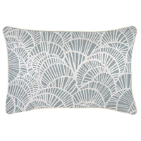 Cushion Cover-With Piping-Positano Smoke-35cm x 50cm Kings Warehouse 