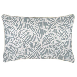 Cushion Cover-With Piping-Positano Smoke-35cm x 50cm Kings Warehouse 