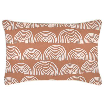 Cushion Cover-With Piping-Rainbows-Clay-35cm x 50cm Kings Warehouse 