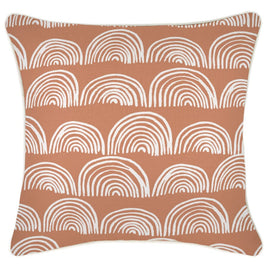 Cushion Cover-With Piping-Rainbows-Clay-45cm x 45cm Kings Warehouse 