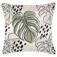 Cushion Cover-With Piping-Rainforest Sage-45cm x 45cm Kings Warehouse 
