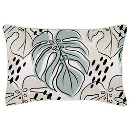 Cushion Cover-With Piping-Rainforest Seafoam-35cm x 50cm Kings Warehouse 