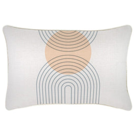 Cushion Cover-With Piping-Rising-Sun-35cm x 50cm Kings Warehouse 