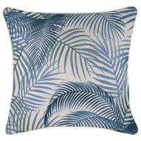 Cushion Cover-With Piping-Seminyak Blue-45cm x 45cm