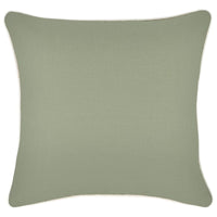 Cushion Cover-With Piping-Solid-Sage-45cm x 45cm Kings Warehouse 