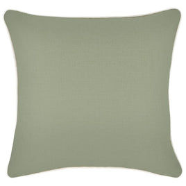 Cushion Cover-With Piping-Solid-Sage-45cm x 45cm Kings Warehouse 
