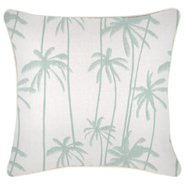 Cushion Cover-With Piping-Tall-Palms-Mint-45cm x 45cm Kings Warehouse 