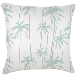 Cushion Cover-With Piping-Tall-Palms-Mint-60cm x 60cm Kings Warehouse 