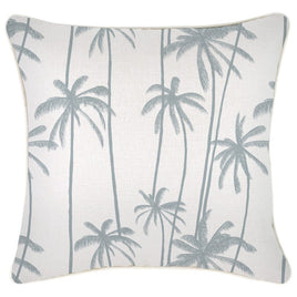 Cushion Cover-With Piping-Tall-Palms-Smoke-45cm x 45cm Kings Warehouse 