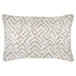 Cushion Cover-With Piping-Tribal-Beige-35cm x 50cm Kings Warehouse 