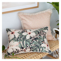 Cushion Cover-With Piping-Tropical Jungle-35cm x 50cm Kings Warehouse 