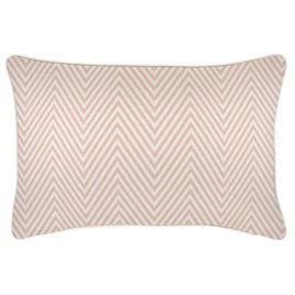 Cushion Cover-With Piping-Zig Zag Blush-35cm x 50cm Kings Warehouse 