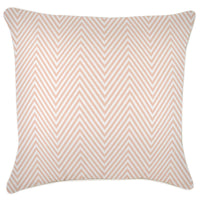 Cushion Cover-With Piping-Zig Zag Blush-60cm x 60cm Kings Warehouse 