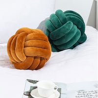 Cushion-Velvet Knot-Emerald-30cm x 30cm Kings Warehouse 