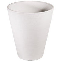 Decorative Textured Round White Planter 47cm Decor Kings Warehouse 