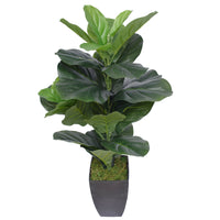 Dense Fiddle Leaf Fig Tree 70cm Home & Garden > Artificial Plants Kings Warehouse 