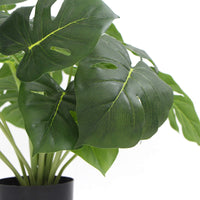 Dense Potted Artificial Split Philodendron Plant With Real Touch Leaves 50cm Kings Warehouse 