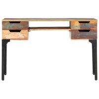 Desk 118x48x75 cm Solid Reclaimed Wood Office Supplies Kings Warehouse 