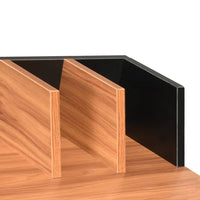 Desk Black and Brown 80x50x84 cm Kings Warehouse 