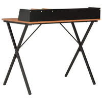 Desk Black and Brown 80x50x84 cm Kings Warehouse 