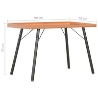 Desk Brown 90x50x79 cm Kings Warehouse 