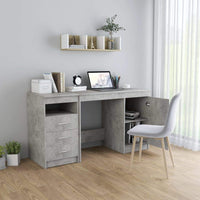 Desk Concrete Grey 140x50x76 cm Kings Warehouse 