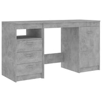 Desk Concrete Grey 140x50x76 cm Kings Warehouse 