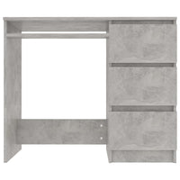 Desk Concrete Grey 90x45x76 cm Office Supplies Kings Warehouse 