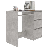 Desk Concrete Grey 90x45x76 cm Office Supplies Kings Warehouse 
