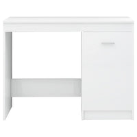 Desk High Gloss White 140x50x76 cm Kings Warehouse 
