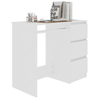 Desk White 90x45x76 cm Kings Warehouse 
