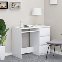 Desk White 90x45x76 cm