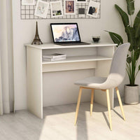 Desk White 90x50x74 cm