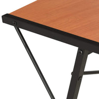 Desk with Shelf Black and Brown 116x50x93 cm Kings Warehouse 