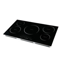 Dev King Induction Cooktop 90cm Ceramic Glass 5 Stove Top Kings Warehouse 