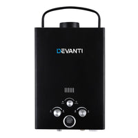 Dev King Outdoor Gas Hot Water Heater Portable Camping Shower 12V Pump Black Camping > Outdoor Kings Warehouse 