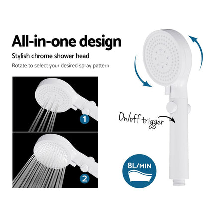 Dev King Outdoor Portable Gas Water Heater 8LPM Camping Shower Black Camping > Outdoor Kings Warehouse 