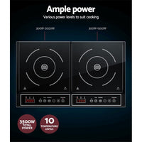 Dev King Portable Induction Cooktop 60cm Ceramic Glass Kings Warehouse 