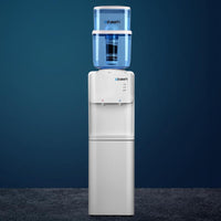 Devanti 22L Water Cooler Dispenser Top Loading Hot Cold Taps Filter Purifier Bottle Kitchen Appliances Kings Warehouse 