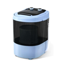 Devanti 3KG Mini Portable Washing Machine Shoes Wash Top Load Spin Camp Caravan Outdoor Kings Warehouse 