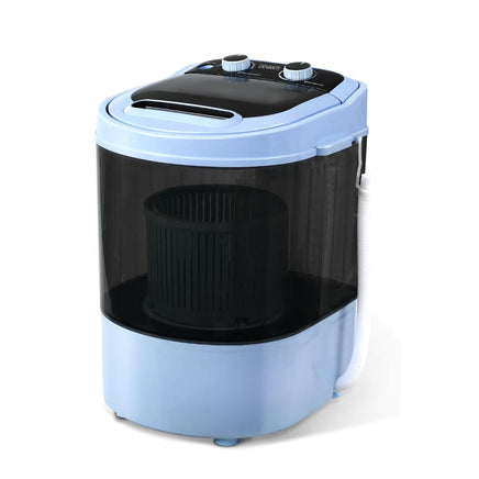 Devanti 3KG Mini Portable Washing Machine Shoes Wash Top Load Spin Camp Caravan Outdoor Kings Warehouse 