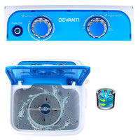 Devanti 4.6KG Mini Portable Washing Machine Devanti Kings Warehouse 