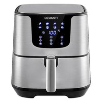 Dev King Air Fryer 7L LCD Fryers Oil Free Oven Airfryer Kitchen Healthy Cooker