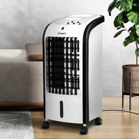 Devanti Evaporative Air Cooler Conditioner Portable 4L Cooling Fan Humidifier New Arrivals Kings Warehouse 
